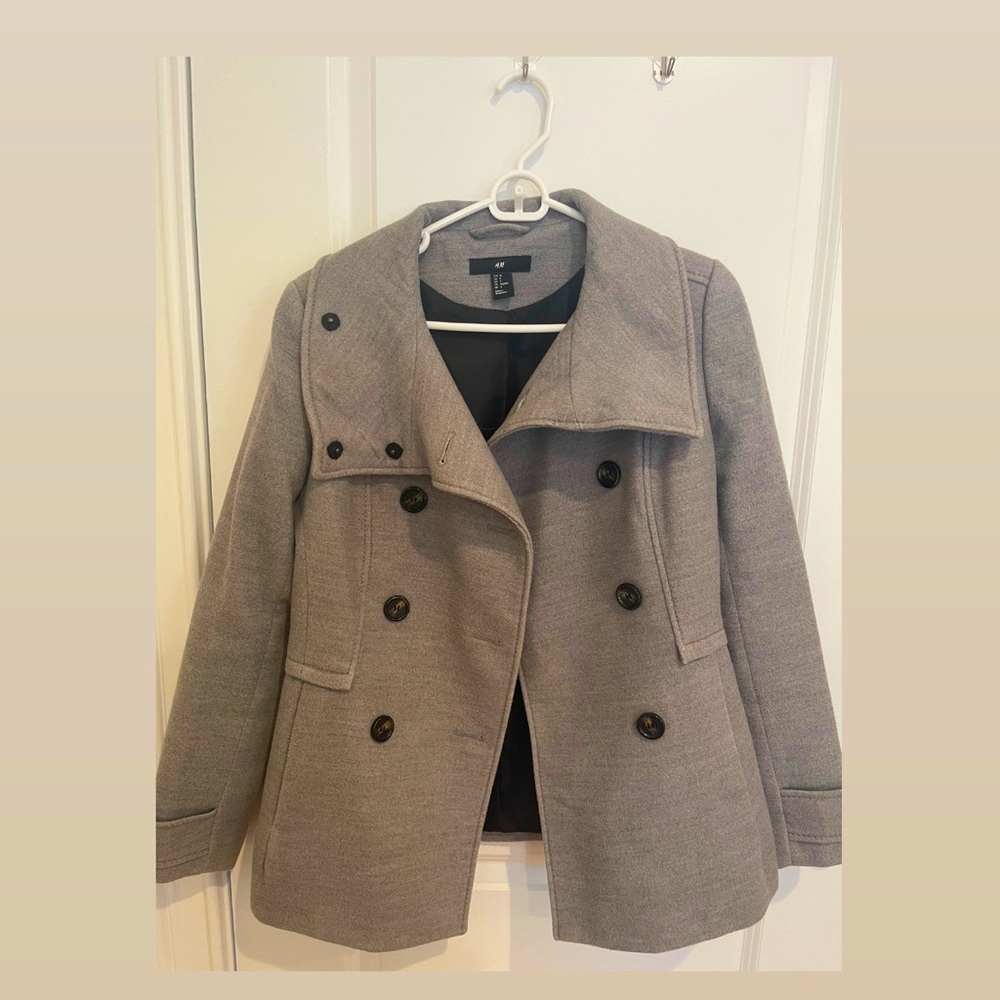 H&M short trench coat